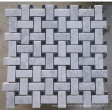 Basketwave Mosaic Tile Stone Marble Mosaic (HSM225)